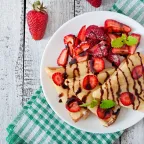 Erdbeer-Crêpes