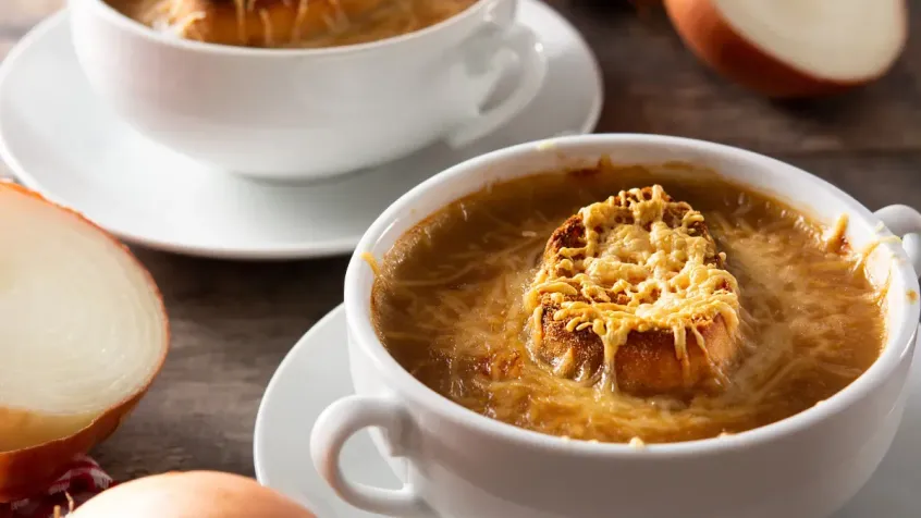 Französische Zwiebelsuppe