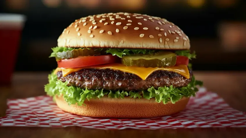 Klassischer Burger