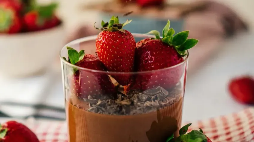 Vegane Schokoladenmousse