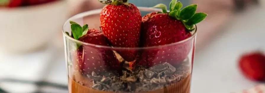 Vegane Schokoladenmousse